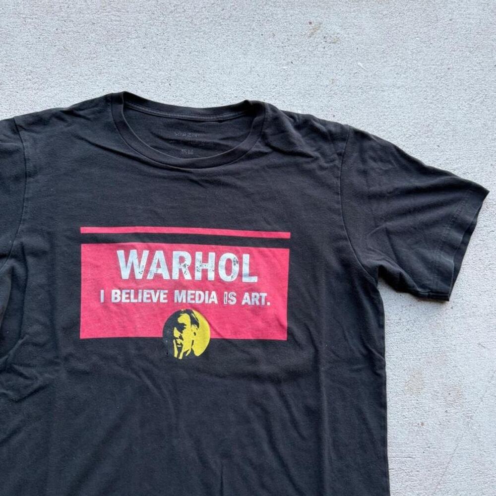 Andy warhol t shirt large